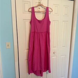 A New Day Bright Pink Ribbed Tank